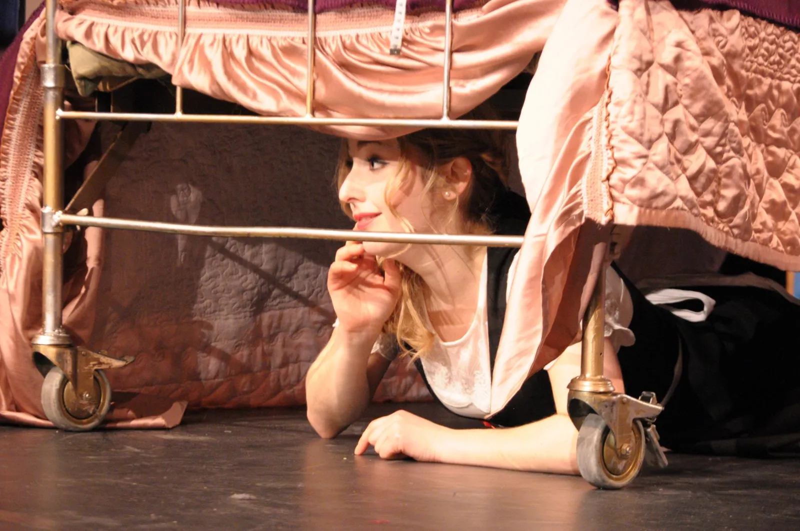 Theatre scene with Venicia Rasmussen